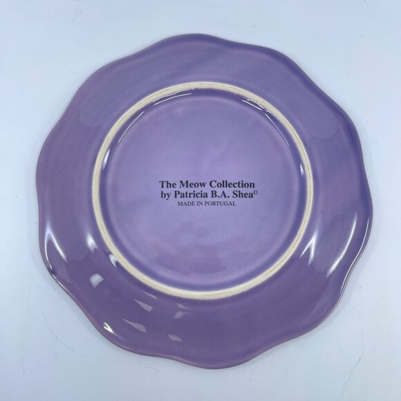 patience brewster cat themed decorative plates set of 4 the meow collection - Picture 6 of 6